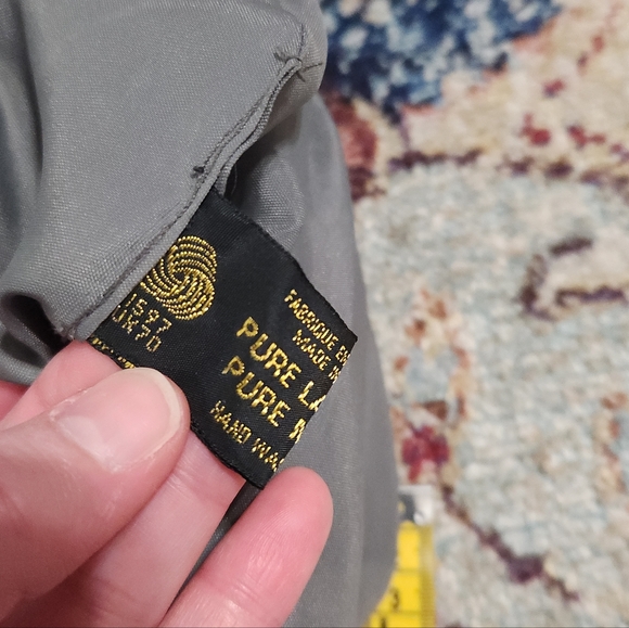 Vintage Woolmark 100% Wool Lined Tam Beret Pom Pom Hat Plaid Blue - Picture 6 of 10